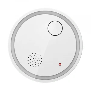 10 years CR123A lithium battery smoke alarm detector with EN14604