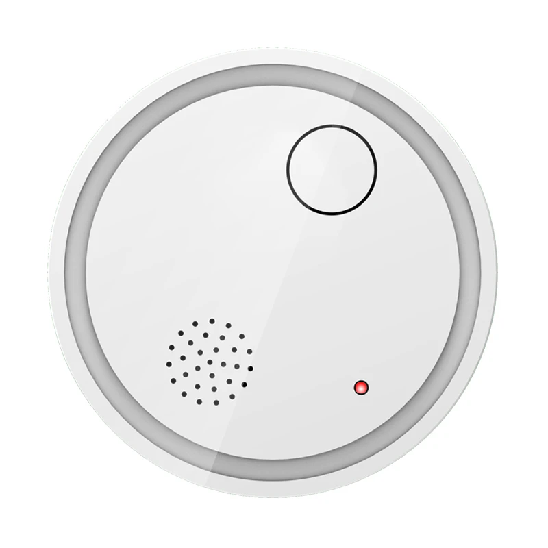 10 years CR123A lithium battery smoke alarm detector with EN14604