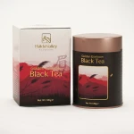 100% Natural Pure Premium Quality 100g Tin Black Tea Healthy Fresh Leaf Material Halda Valley Golden Eyebrow Black Tea Hot Sale