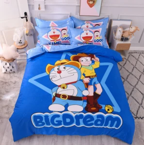 100% polyester crib bedding wholesale cartoon bedding queen kids bedding set children duvet cover