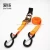Import 100% Polyester strap Zinc ratchet Dipping plastic steel S with safety hook of 8mm ratchet tie down from China
