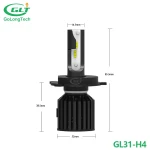10000lm 50W  GL31 Lights Luces Foco Projector Nighteye Xenon Bulb Proyector Light C6 Car Bulbs H4 Led Headlight