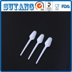 1.0g Disposable PP Plastic Dessert Spoon