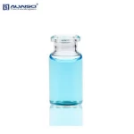 10ml laboratory use clear glass gc ms crimp headspce vials with aluminum closure