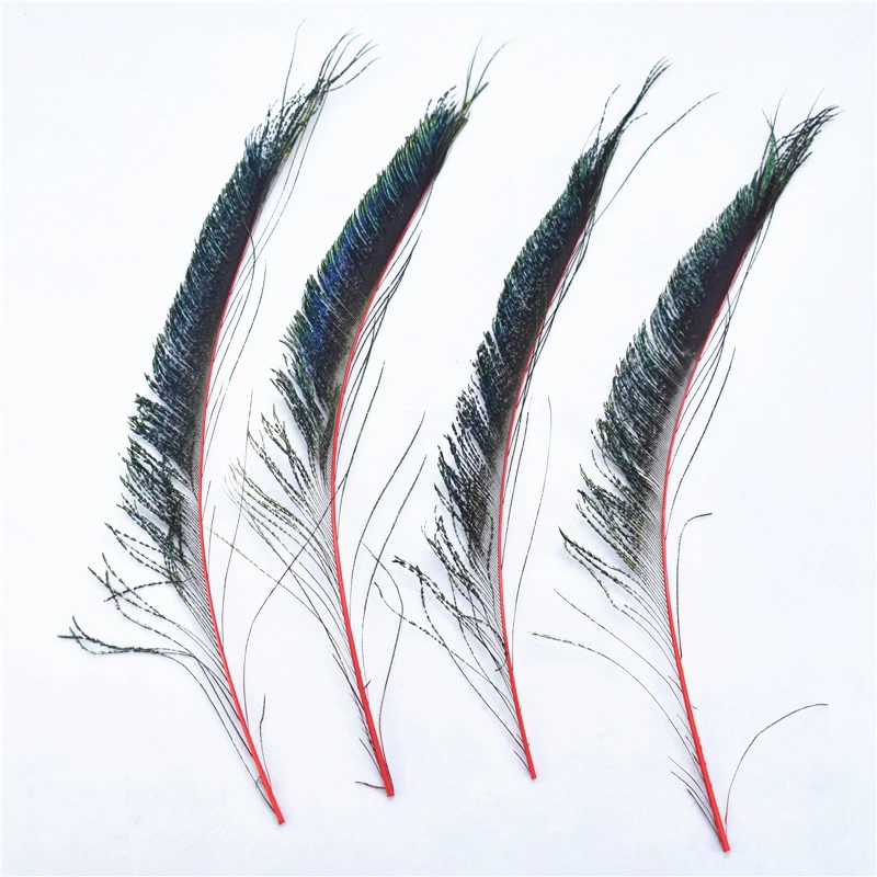 10Pcs/lot sellingTop quality Dyeing peacock feathers length 30-40CM 12-16inch wedding, living room, decorated flower vase plumes