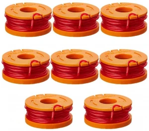 12 Spool 10ft * 0.065 inch Trimmer Spool Replacement  for WORX Electric String Trimmers