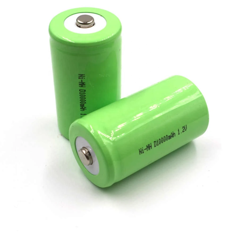1.2V 10000mAh D NiMH battery cell nickel metal hydride battery 10Ah high capacity for lighting and industrial