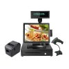 15 inch cash register Retail Store Touch Screen Terminal Payment Restaurant Machine all in one pos Bank Stand Pos Systems