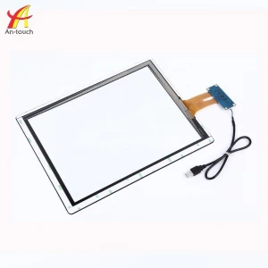 15 inch projected  mirror capacitive touch screen with USB controller