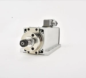 1.5 kw ER11High Speed Square Air Cooled Spindle Motor For CNC Router Machine Tool Spindle