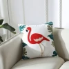 15 x 15 cushion covers tropical  parrot seat cushion covers decorative pillow cover