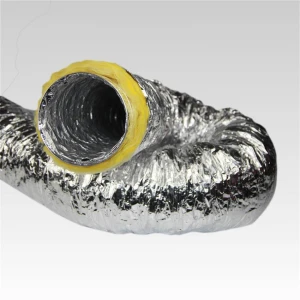 150mm insulated flexible duct from factory supply
