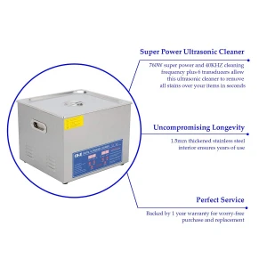 15L Ultrasonic Cleaner Cleaning Device High Quality Time Adjustable Ultrasonic Cleaner