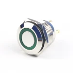 16MM Flat Button Metal Waterproof Momentary Push Button Switch 4 Pins