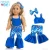 Import 18 Inch American Girl Doll Clothes Set Flat Shoulder Bell Pants Baby Clothes Fashion Dress Up Clothing from China