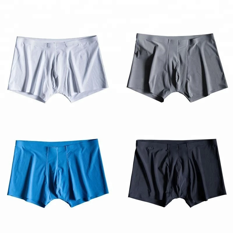 1804 Japanese Ice Silk Traceless Briefs Panties Underwear Men Boxer
