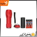 180lumen, powered by 3*AAA batteries , BH-9028 3w high power aluminium cob led aluminium flashlight