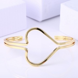 18k gold love bangle heart shape accessories for women