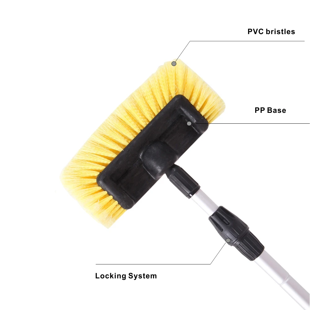 1.8Meters Telescopic Car Wash Brush with five side brush head