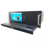 19" Industrial Server Cases 4U 19 inch Rack Mount server Chassis with LCD and keyboard