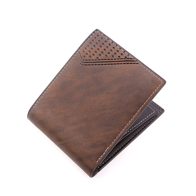 19SW-8280M Wholesale 2020 Best Selling New Short Vegan Wallet Style Pu Leather Men Wallets