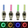 1pcs Bicycle Wheel Tire Valve Lights LED Cycling Spokes Lantern Bike Lamp Bicycle Accessories Color blue Green Pink Yellow