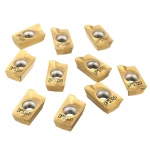 1Set 50mm BAP400R-50-22 Face End Mill Cutter 4 Flute Precision Milling Tools with 10pcs APMT1604 Inserts + T15 Wrench