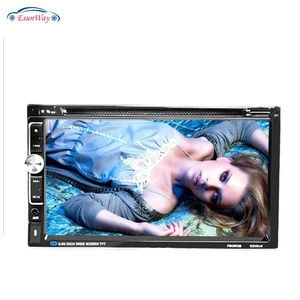 2 Din 6.95inch Touch Screen Media Player Auto Car Multimedia Video DVD CD Player Audio Car Radio USB Bluetooth