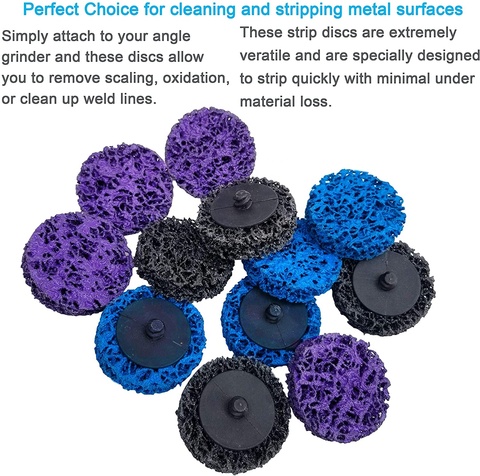 Buy 2 Inch Strip Discs Clean Poly Strip Discs Rust Paint Removal ...