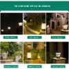 2-usage Solar Power Or 110v To 220v With  Remote Control  Chinese Style Outdoor solar LED pillar lamp