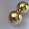 20 25 30mm H65 polished hollow solid brass beads ball