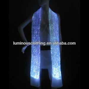 2015 hot sale led fashion accesories neckwear lighted shawls for wome