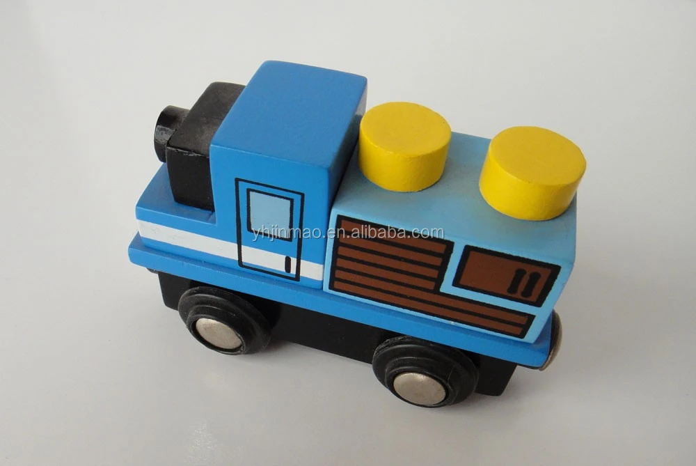 2015 popular kids small wooden train carriage yunhe toy