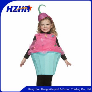 2016 Party Decoration Fantasy Party Costume Toddler Frosted Cupcake Costume