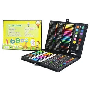 2016 promotional items 168-pieces back to school stationery set for kids art stationery set