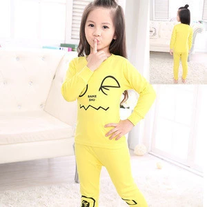 2016Taobao Hotsale Custom Autumn Baby Clothes,Toddler Kids Cotton Sleepwear Pajamas
