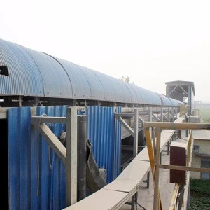 2017 New designed abrasion proof belt conveyor for washed ore