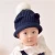 Import 2018 Cheap Factory Children&#039;s Warm Knit Hats faux fur pom poms and baby winter crochet knitted hats cap from China