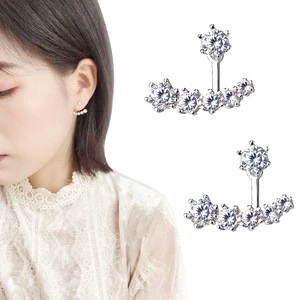 2019 new cz  silver women  earring