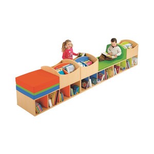 2019 New Design Solid Wooden Children Bookrack Montessori Furniture Sets For Factory Price
