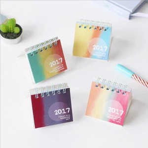 2019 personalized printing folding mini pocket size calendar