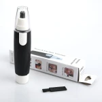 2020 Brand New Ear and Nose Hair Trimmer Professional Water Resistant Heavy Duty Steel Nose Clipper Battery-Operated