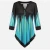 2020 Button Detail Split Neck Asymmetric Hem Shirt Women Fashion Casual V-Neck Office Lady Plus Size S-5XL 2020 Blouse Shirt