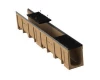 2020 EN1433 Standard resin drainage channel, drainage channel with stainless steel grating