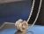 Import 2020 Fashion Women Girls Necklace Zircon Pendant Rose Gold Clavicle Circular Ring Pendant Necklace from China