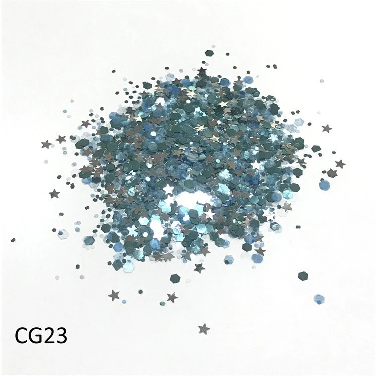 2020 glitter pigment powder, bulk wholesale beautiful color shifting chunky glitter powder for eyeshadow/