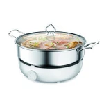 2020 high power 4.5L split Electric hot pot with separate structure design