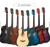 Import 2020 hot selling  color professional musical instruments 38 inch 12 strings acoustic guitar electric from China