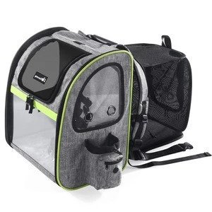 2020 New Arrival Expansible Foldable Outdoor Pet Cat Dog Carrier Backpack