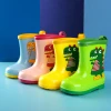 2020 New Cute Dinosaur Kids Shoes Rubber Children Girls and Boys Rain Boots cartoon dinosaur patterns rain boots for kids